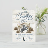 Kleine Cowboy Verjaardag Jongen Kaart (Staand voorkant)