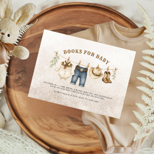 Kleine Cowboy Waslijn Boeken voor Baby Informatiekaartje