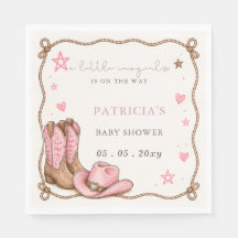 Kleine Cowgirl Is Op Weg Meisje Baby Shower