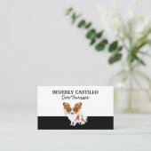 Kleine Cute Dog Visitekaartje (Staand voorkant)