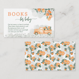 Kleine Cutie Baby shower Boeken voor Baby Informatiekaartje