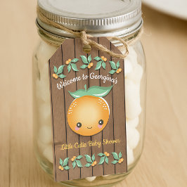 Kleine Cutie Baby shower Favor Tags Cadeaulabel