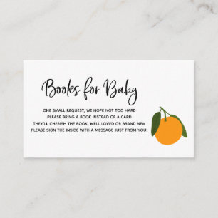 Kleine Cutie Boeken voor Baby-invoegkaart Informatiekaartje