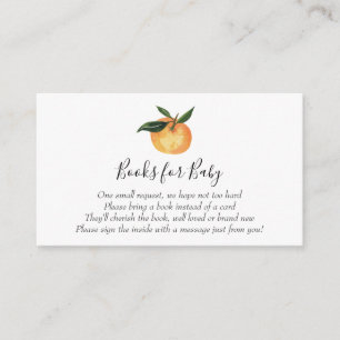 Kleine Cutie Boeken voor Baby-invoegkaart Informatiekaartje