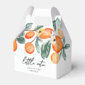 Kleine Cutie Clementine Favor Boxes Bedankdoosjes (Voorkant Zijde)