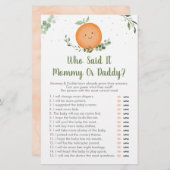 Kleine Cutie Greenery raad wie zei dat het speelde (Voorkant / Achterkant)