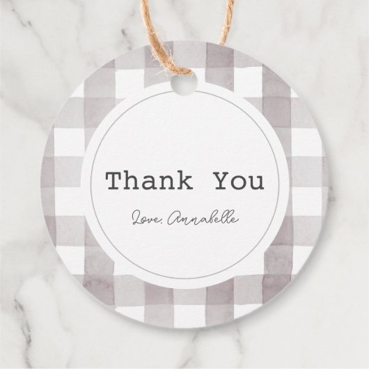 Kleine Cutie Pie Thanksgiving Wit Baby shower Bedankjes Labels (Achterkant)