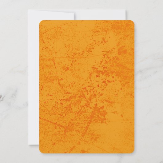 Kleine Cutie Sinaasappel Citrus 1e Verjaardag Kaart (Achterkant)