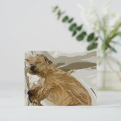 kleine Daisy-hond Feestdagenkaart (Staand voorkant)