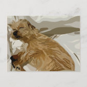 kleine Daisy-hond Feestdagenkaart (Voorkant)