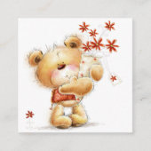 Kleine dank u Visitekaartje Informatiekaartje (Voorkant)