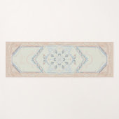 kleine delicate CUSTOM NAAM Delicate Zeeschelp Yogamat (Voorkant (horizontaal))