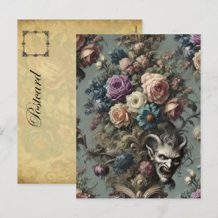 Kleine demonen durven dromen - Gothic Victoriaans Feestdagenkaart