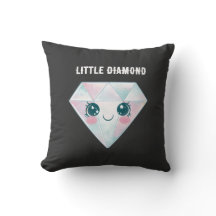 Kleine diamant worp kussen – Cute Sparkle vierkant