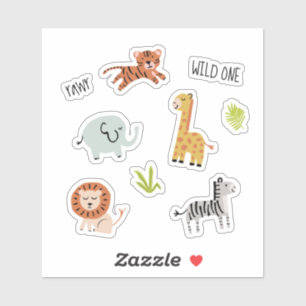 Kleine dierentuin sticker