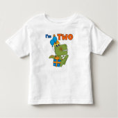 Kleine Dino 2e Verjaardag Tshirts en geschenken (Voorkant)