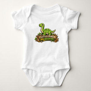 🦕✨ “Kleine Dino, Groot Avontuur!”👶💚 Romper
