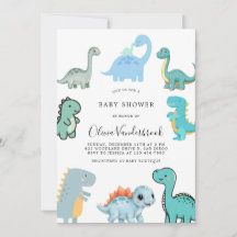Kleine Dinosaur Cute Baby Shower