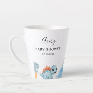 Kleine Dinosaur Cute Baby Shower Latte Mok