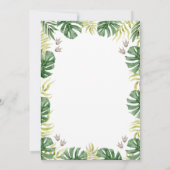 Kleine dinosaurus 1e verjaardag Uitnodigingen (Achterkant)