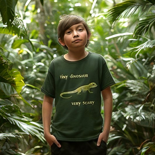 Kleine dinosaurus, erg eng t-shirt