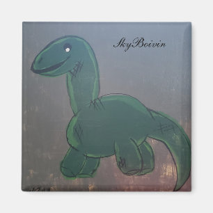 Kleine dinosaurus magneet