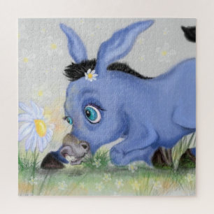 Kleine Donkey en Daisy - Voeg je Afbeelding toe /T Legpuzzel