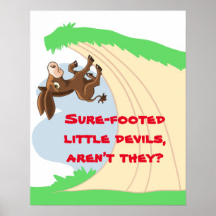 Kleine Donkey, op zijn plaats Poster