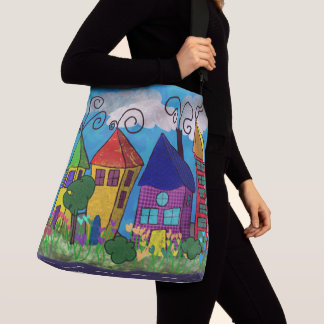 Kleine dorps tas cross body tas
