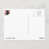 Kleine draak bevestigen briefkaart (Achterkant)