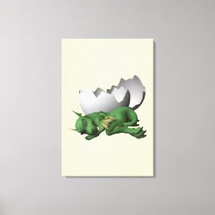 Kleine Draak Canvas Afdruk