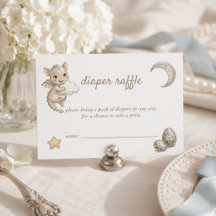 Kleine Draak Magische Baby Shower Luier Raffle