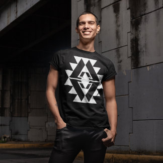 Kleine driehoekspiraal t-shirt