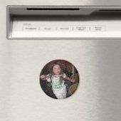 Kleine drummer meisje magneet (Insitu (Vaatwasser))