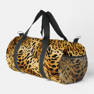 Kleine Duffel Bag Leopard Print Plunjezak