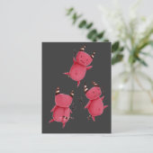 Kleine duivels - Devils dans kunst Briefkaart (Staand voorkant)