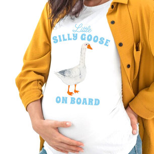 Kleine Dwaas Gans Aan Boord T-shirt