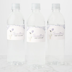Kleine Dwaas Ganzje Baby Shower Waterfles Etiket