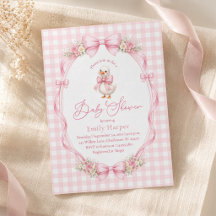 Kleine Dwaze Gans Coquette Baby Shower