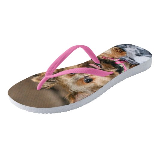 Kleine dynamo teenslippers (Schuin)