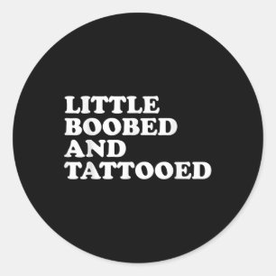 Kleine Ed en getatoeëerd - Tattoo Ronde Sticker