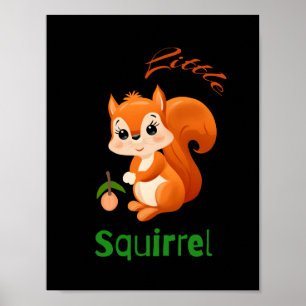 Kleine eekhoorn poster