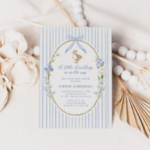 Kleine Eend Cottage Blauwe Baby Shower
