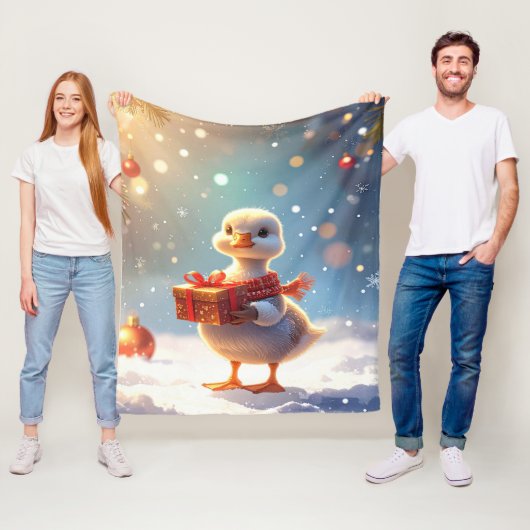 Kleine Eend Fleece Deken (In situ)