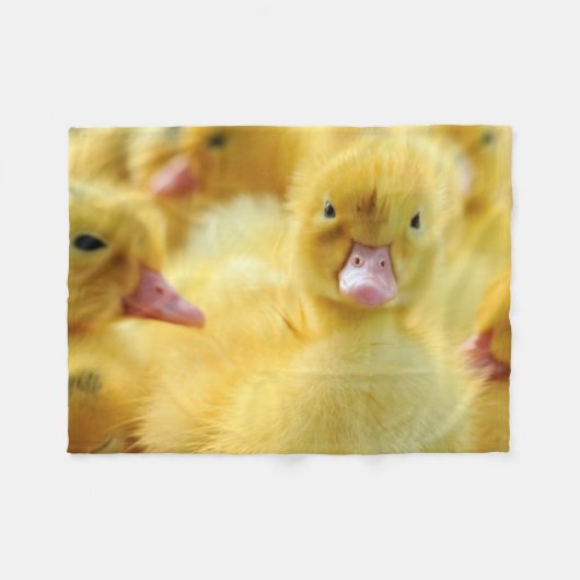 Kleine eenden fleece deken (Voorkant (Horizontaal))