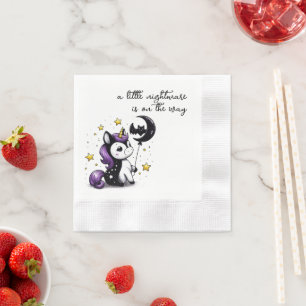 Kleine Eenhoorn Baby shower Servet