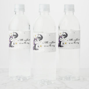 Kleine Eenhoorn Baby shower Waterfles Etiket