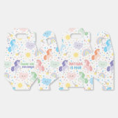 kleine eenhoorns partij cadeau doos gunst. bedankdoosjes (Ongevouwen)