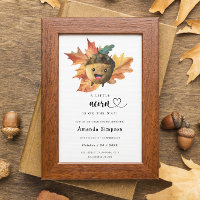 Kleine eikel - Herfst Baby shower