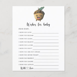 Kleine eikel wensen voor baby